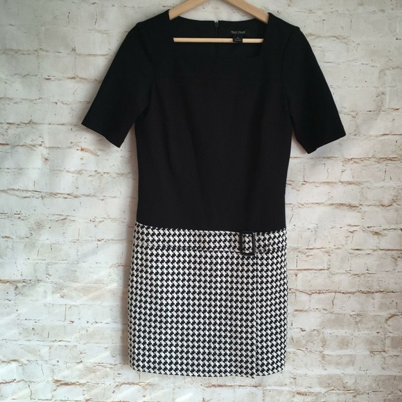 White Black House Market Dress - Picture 1 of 7